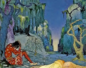 Fabric Panels; Old French Fairy Tales, Virginia Sterrett . Quilting/ Applique/ Craft/ Sewing/ 100% Cotton