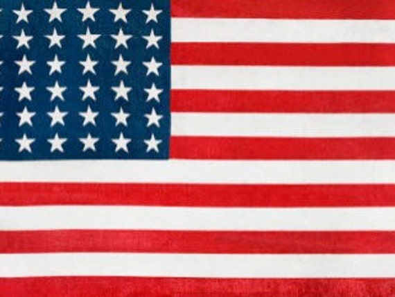 Stoffbahnen; Amerikanische Flagge USA Flagge Quilten 100
