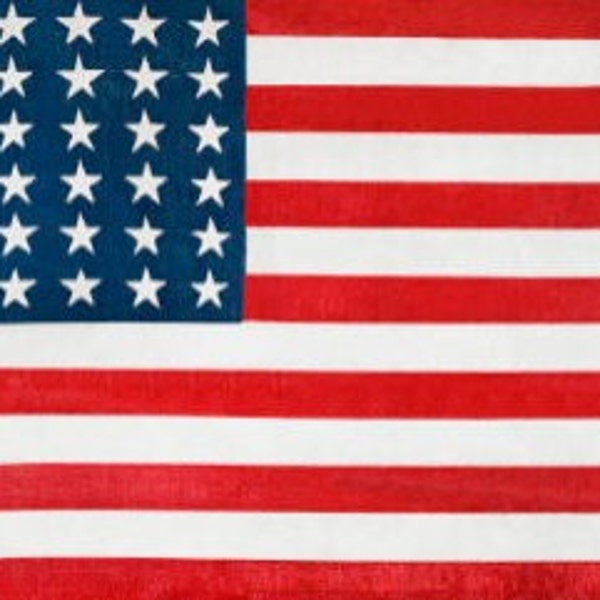 Stoff-Panels; Amerikanische Flagge USA Flagge Quilten / 100% Baumwolle / Applikation Stickerei Quilten, KISSEN BEZUG