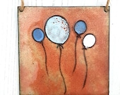 Emaille Ballon Bild - Wandbehang