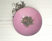 Rosa Emaille Schale - Wunderschöne Ringschale, Schmuckschale, perfektes Hochzeitsgeschenk & durchdachtes Geschenk für Sie