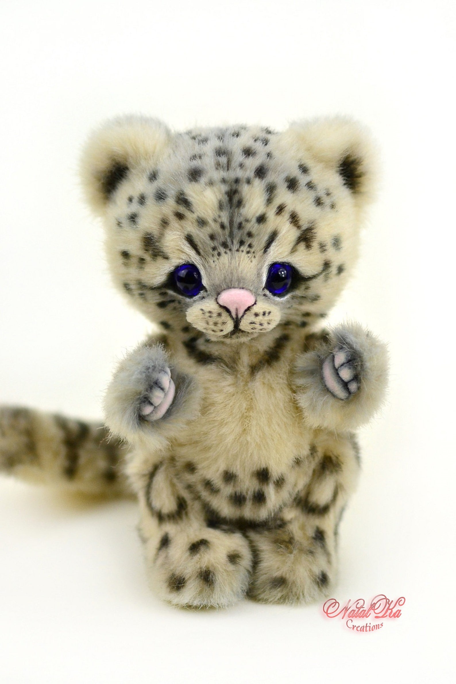 PDF Pattern Teddy Snow Leopard Kai 6.1 In Teddy Sewing - Etsy