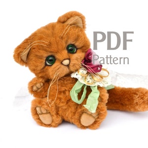 PDF pattern artist teddy cat Marko 5.7