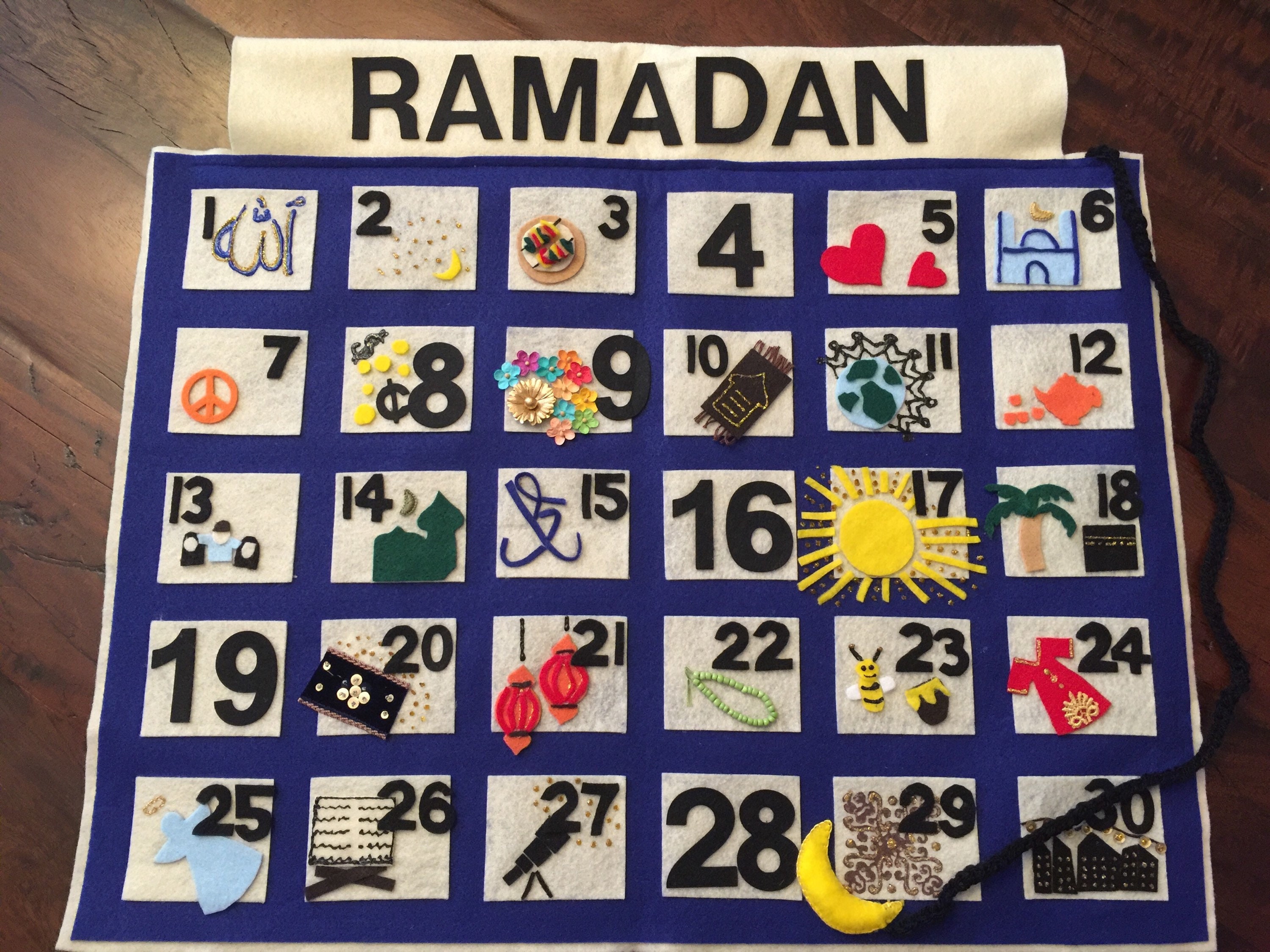 Personalized Ramadan Family Calendar Etsy