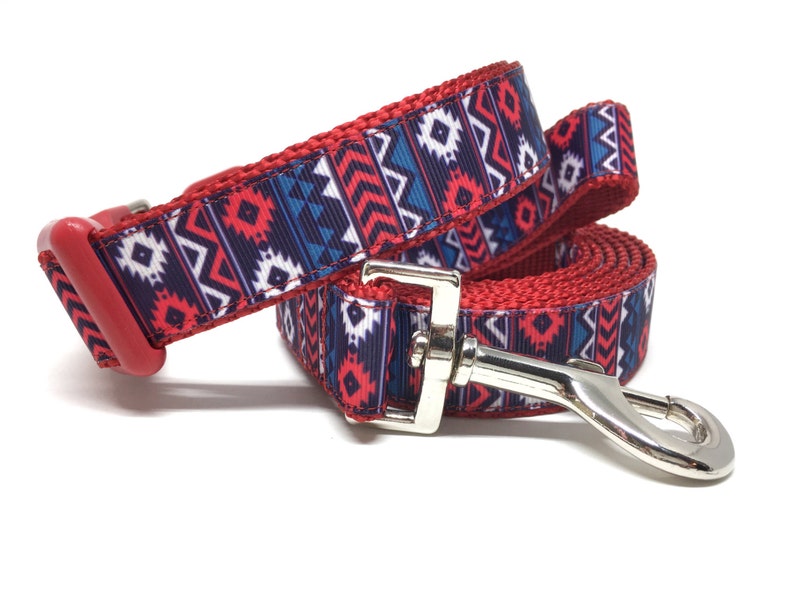 Aztec Tribal Dog Leash & Collar Set 1 Etsy