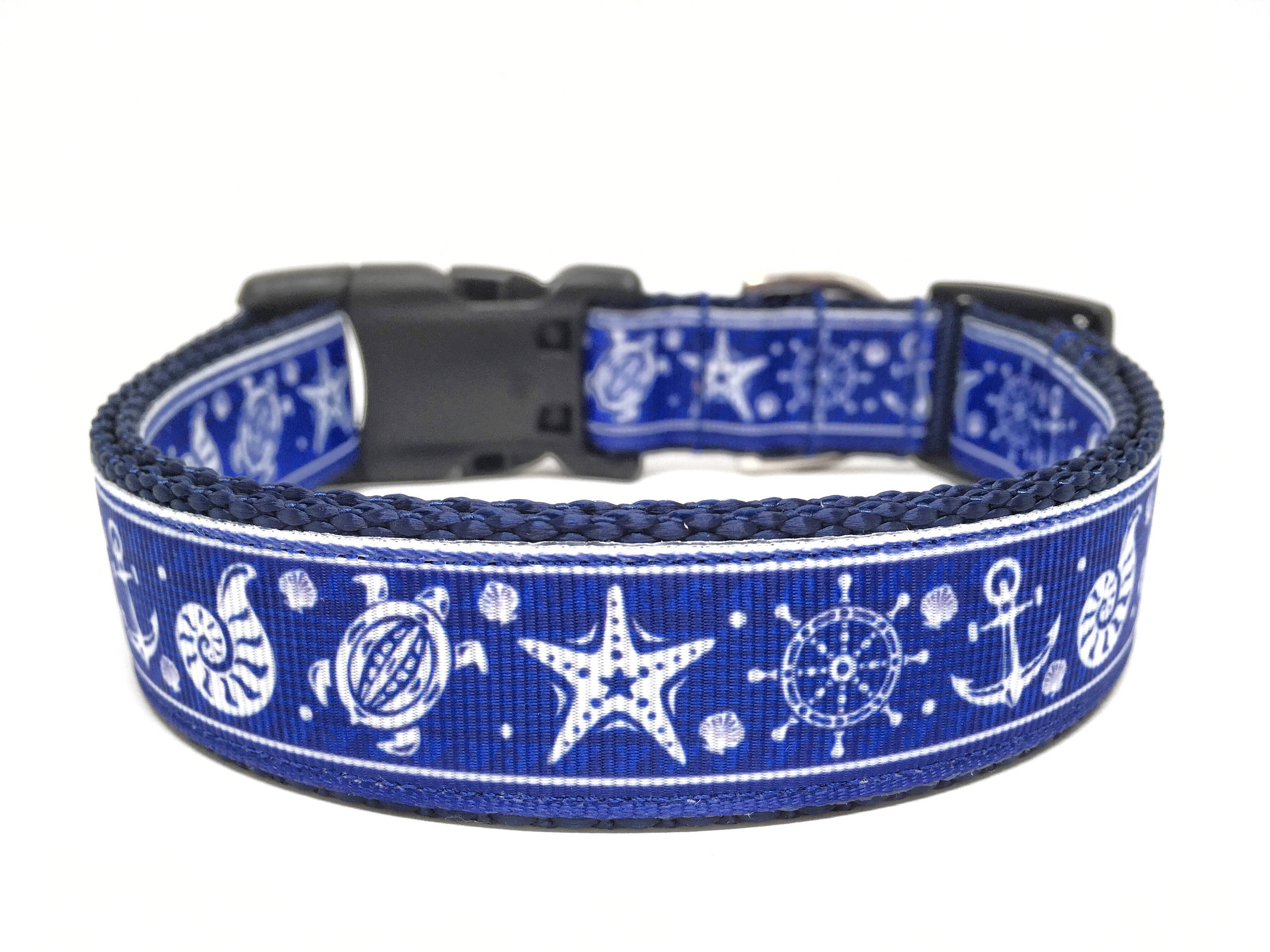 Nautical Dog Collar Beach Dog Collar Ocean Dog Collar Etsy