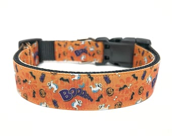 Halloween Dog Collar - Boo Dog Collar - Dog Collar