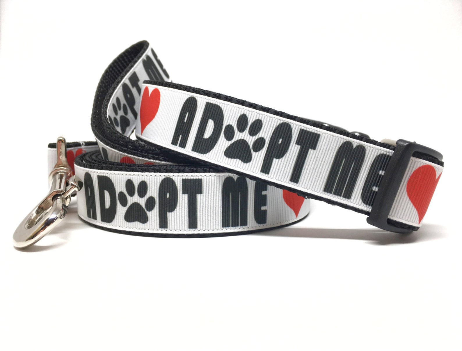 Adopt Me Dog Leash & Collar Set 1 Wide Etsy