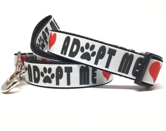 Adopt Me Dog Leash & Collar Set - 1" wide
