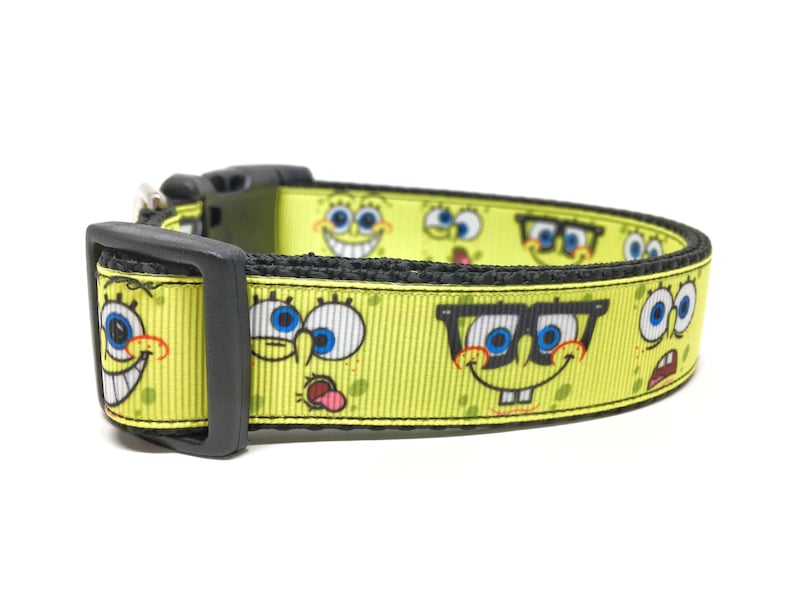 SpongeBob Dog Collar Adjustable | Etsy