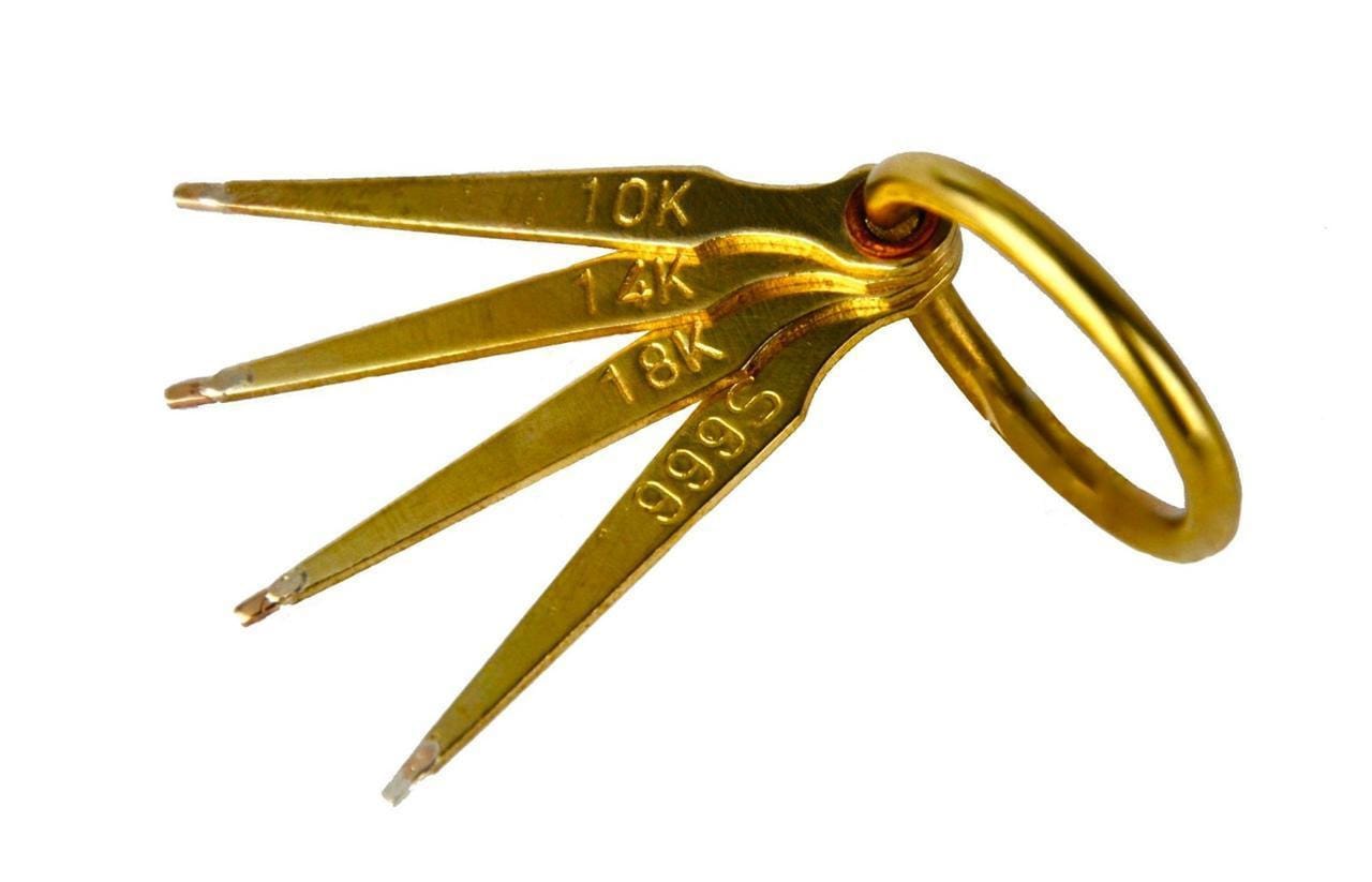 Gold Acid Testing Needle Set 999 Silver 18K 14K 10K Karat Scrap