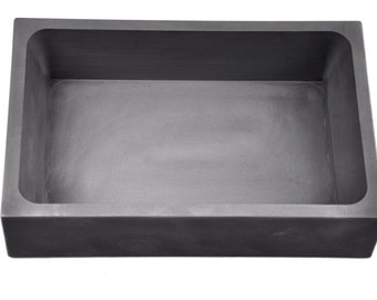 500 oz Troy Ounce rechthoek gouden grafiet ingot schimmel voor smelten gieten raffinage schroot sieraden