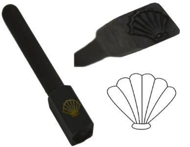 3/8 10mm Seashell Metal Punch Steel Stamp Gold Silver Copper Jewelry Charm Pendant Etsy