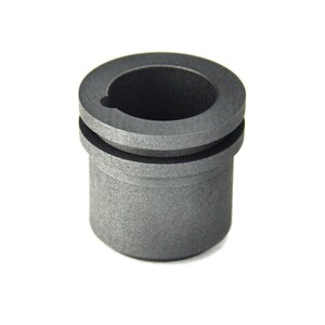 4 oz Troy Ounce Graphite Crucible for Melting Casting Refining Gold Silver Copper Lead Aluminum R9 Furnace Jewelry Toys Fishing Weights