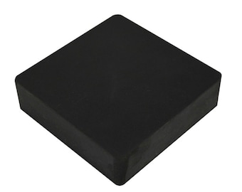 4" x 4" x 1" Jeweler's Rubber Bench Dapping Stamping Block Work Surface Metalsmith Tool