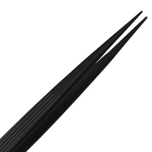 165mm Black Diamond Tweezer 6-1/2" Fine Tipped Point Tip Gemstone Melee Grind Tweezers
