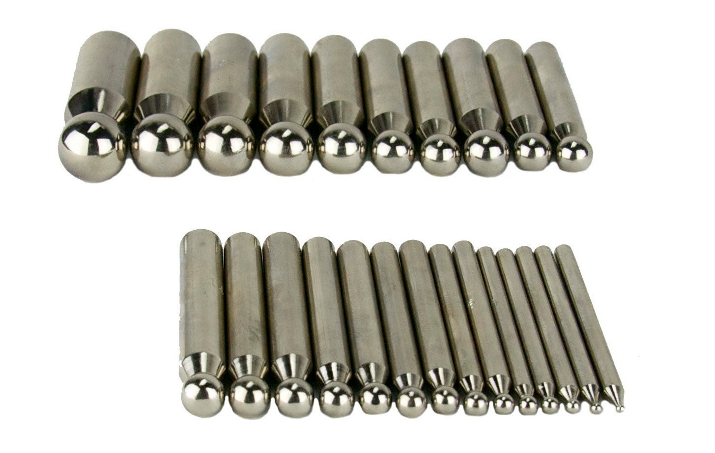Dapping Disc 26 Piece Dapping Doming Punch Block Pro Jeweler Forming Tool Set 2.3mm ...