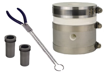 Pequeño horno de propano para fundir oro, plata, cobre, lingotes y chatarra de metales preciosos. Horno de forja para joyería de 22 A.