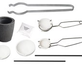DIY Crafts Jewelry Smelting Gold Silver Set Kit Including Ceramic Foundry  Crucible Tongs Flux (11 Pcs Total) - Jewelry Smelting Gold Silver Set Kit  Including Ceramic Foundry Crucible Tongs Flux (11 Pcs