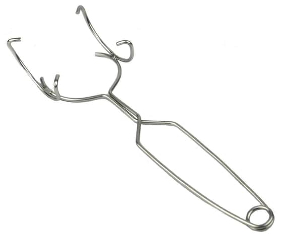 FIXOSHEE Schmelztiegel Zange Mit Keramikgriff - Professionelle Schmuckzange Für Gold & Silber