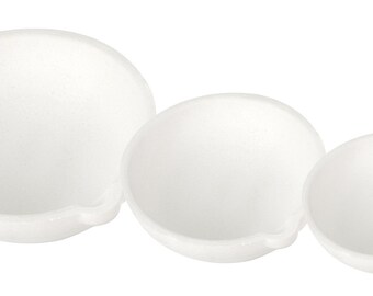 100 250 500 Gram 3 Pack Mini keramische smeltkroes schotel cup pot voor smelten gieten raffinage goud zilver koper schroot maken sieraden