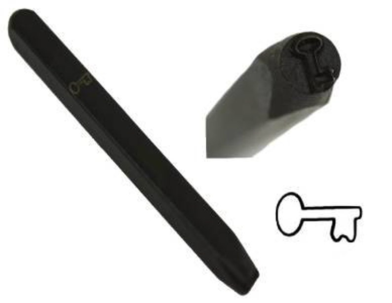 316 5mm Skelton Key Metal Punch Steel Stamp Gold Silver Copper Jewelry Charm Pendant Etsy