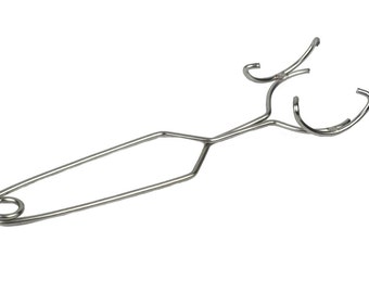 Small Whip Tongs Handle for Ceramic Melting Crucible for Melting Gold Silver Copper