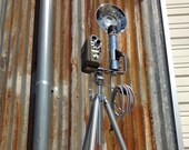 Vintage Camera Tripod Lamp Eumig Electric 8mm Kalimar Model DE-7 Kinglife Deluxe Flash Live Industries Corp New York NY