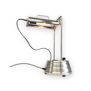 Vintage Medical Lamp by Sun Kraft - Repurposed Medical Lighting, Unique Steampunk Lamp, Gifts for Doctor, Industrial Desk Lamp, UV Light