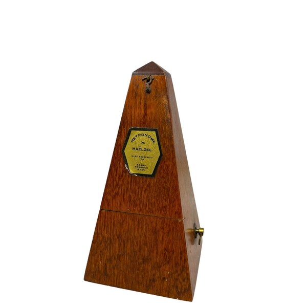 Vintage Metronome De Maelzel Made Expressly for Sears Roebuck Co, Musicians Tool, Music Studio Decor, Mid Century Modern