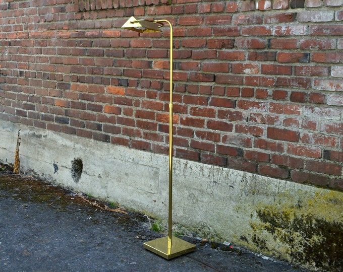 Vintage Pharmacy Floor Lamp Mid Century Modern Lamp Brass - Etsy