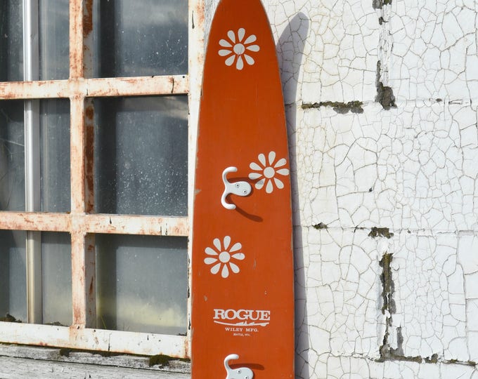 Vintage Water Ski, Coat Rack, Vintage Ski, Beach House Wall Decor