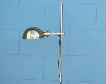 Vintage Mid Century Floor Lamp, Atomic Adjustable Pharmacy Lamp, Space Age Lamp, Mid Mod Floor Lamp, Articulating Lamp