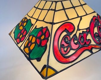 Vintage coca sales cola hanging lamp