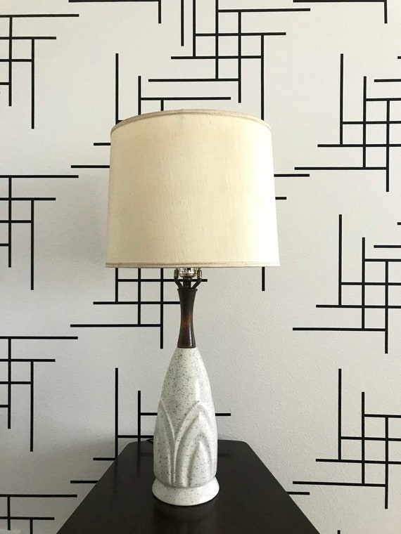 vintage mid century ceramic lamps