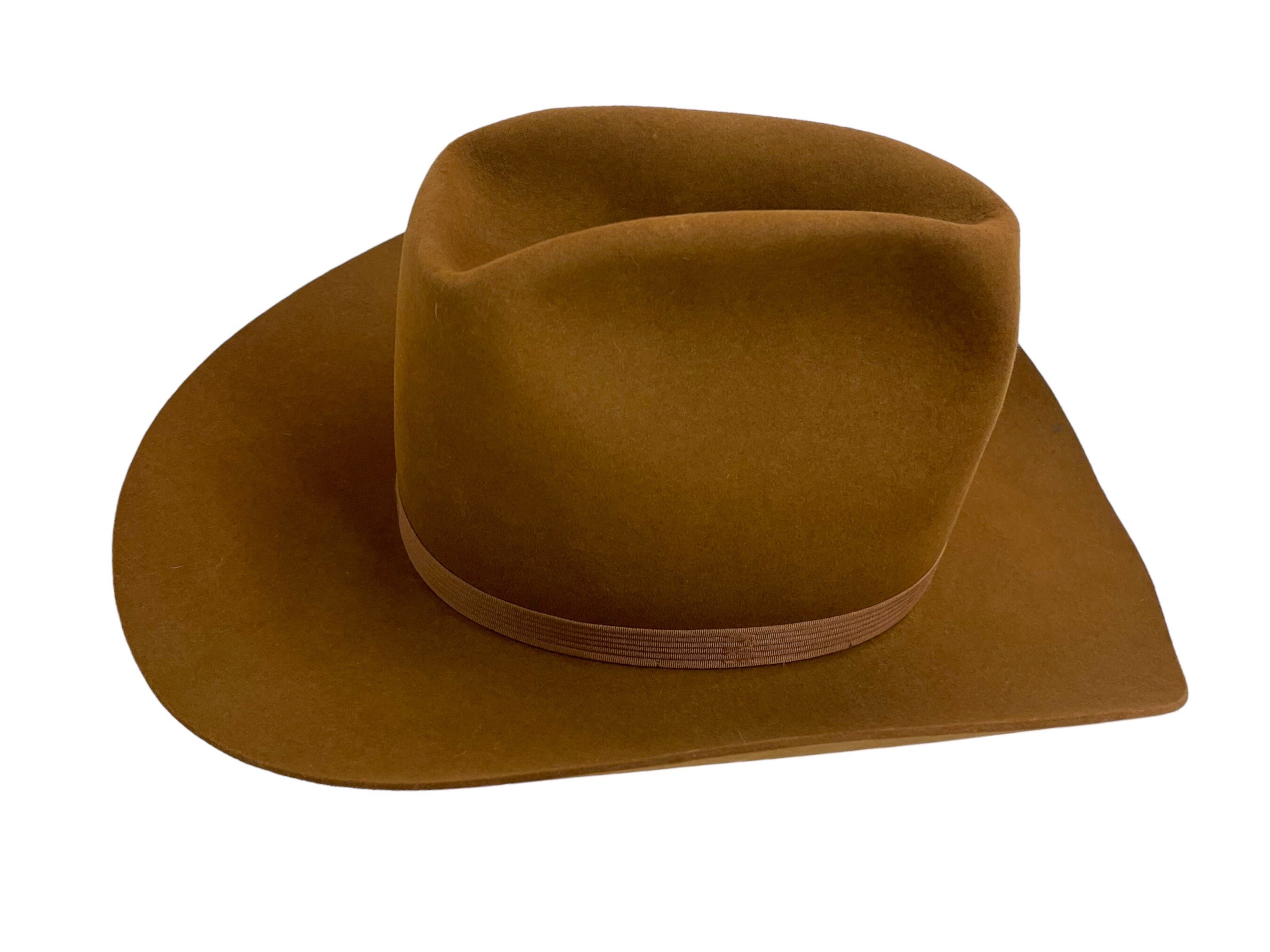 Vintage Resistol Beaver Felt Cowboy Hat - Western Wear, Size 7 1/4