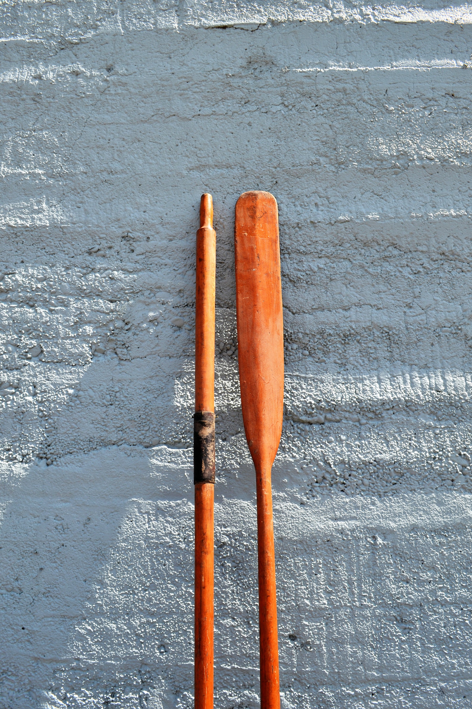 Vintage Wooden Boat Oars Pair Extra Long Oars 96 Inch Boat Etsy