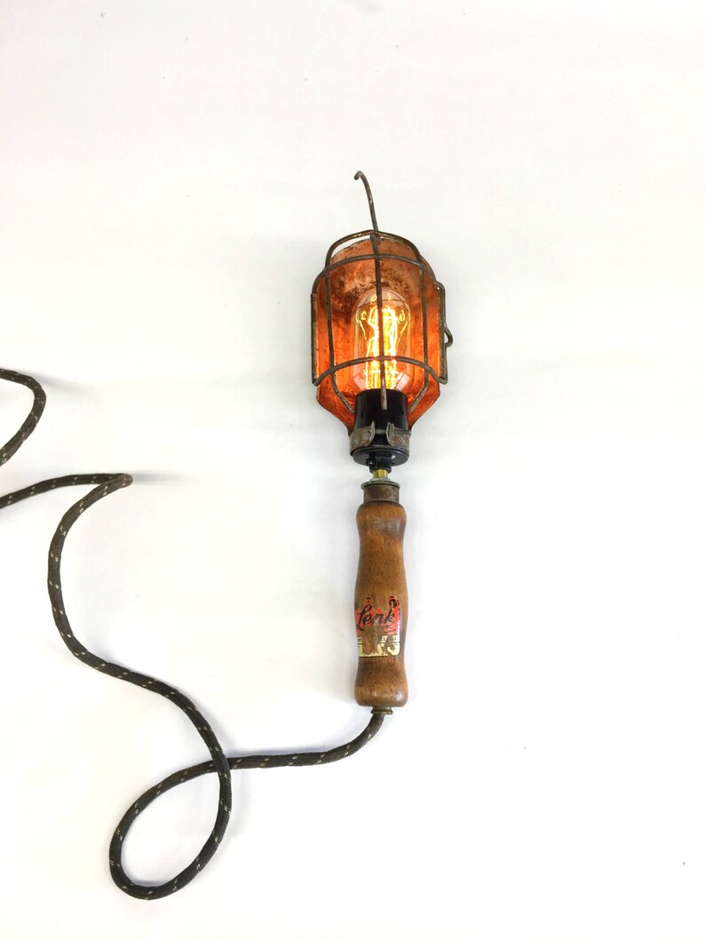 Pendant Lamp Steampunk Lighting Industrial Cage Light Man Cave Lighting Lenk Solder Iron Cage Light Vintage Cage Light