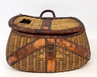 Vintage Fishing Creel Basket VintageWinter, 43% OFF