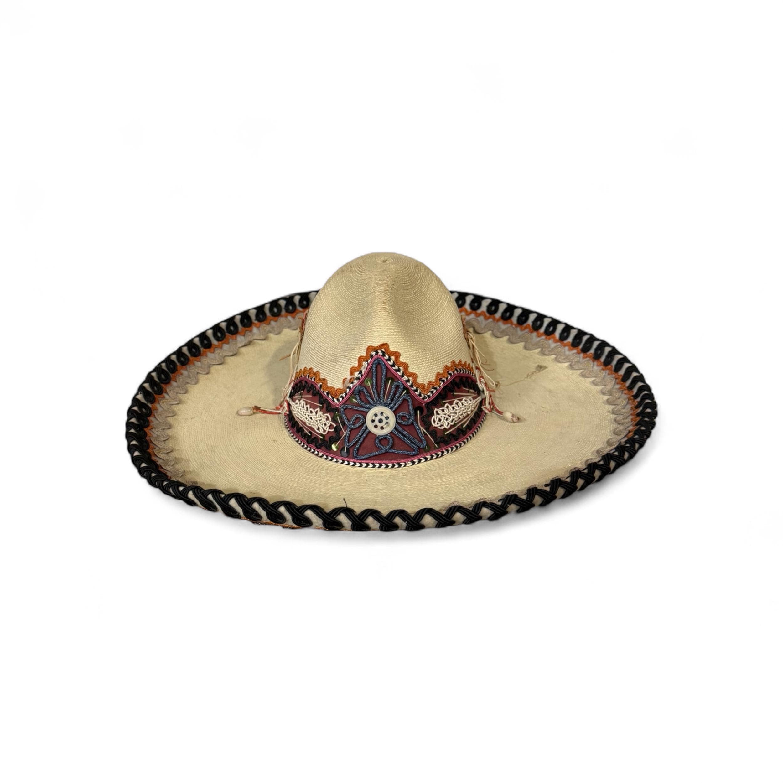 フラメンコ　コルドベス　帽子 58cm　IBERIA SEVILLA Vintage Mexican Sombrero by Alberto Chavez - High Crown