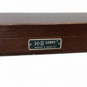 Vintage Leroy Lettering Kit - Drafting Supplies, Antique Writing Kit ...