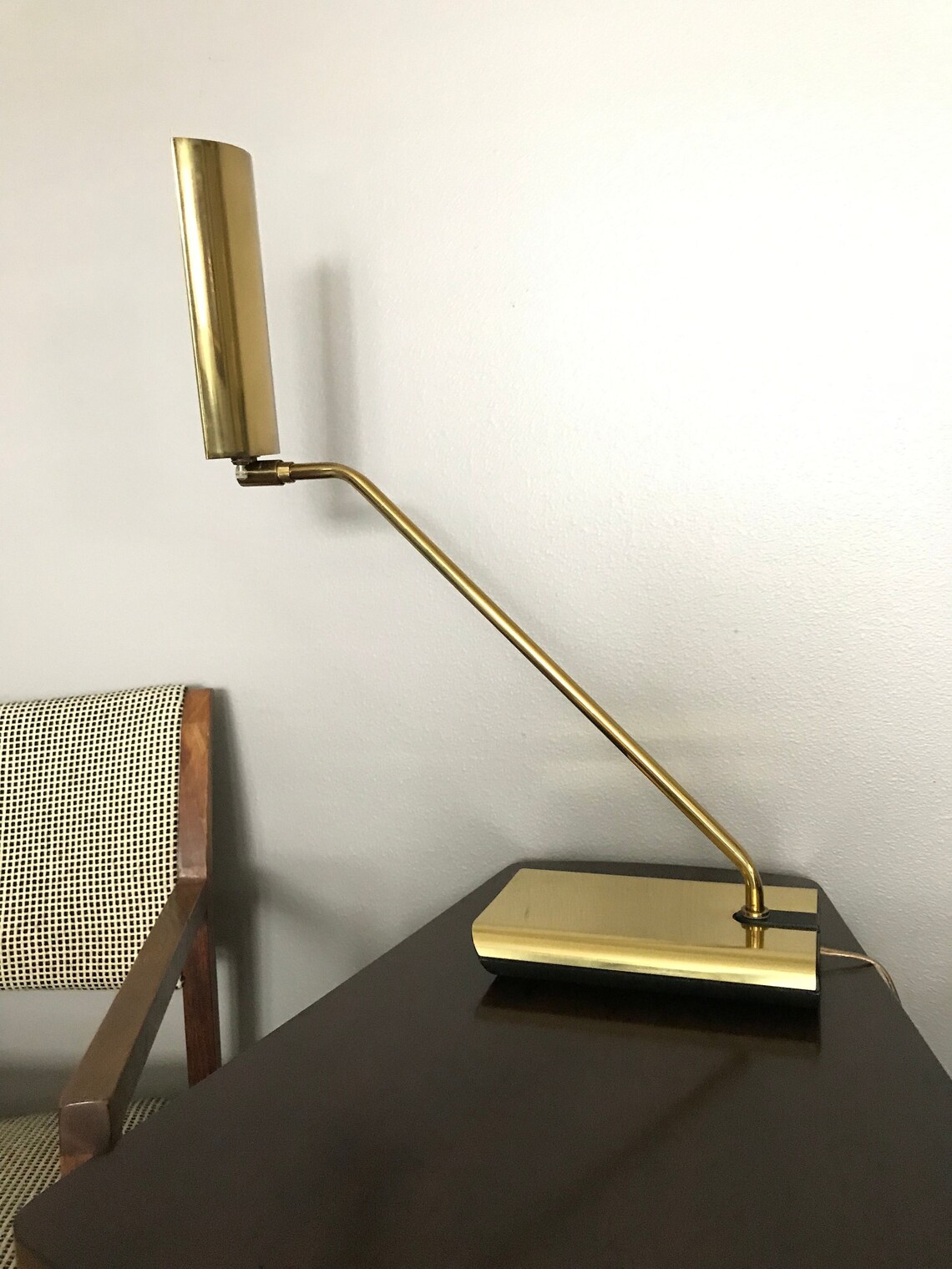 Vintage Mid Century Brass Lamp Koch Lowy Brass Lamp Vintage | Etsy
