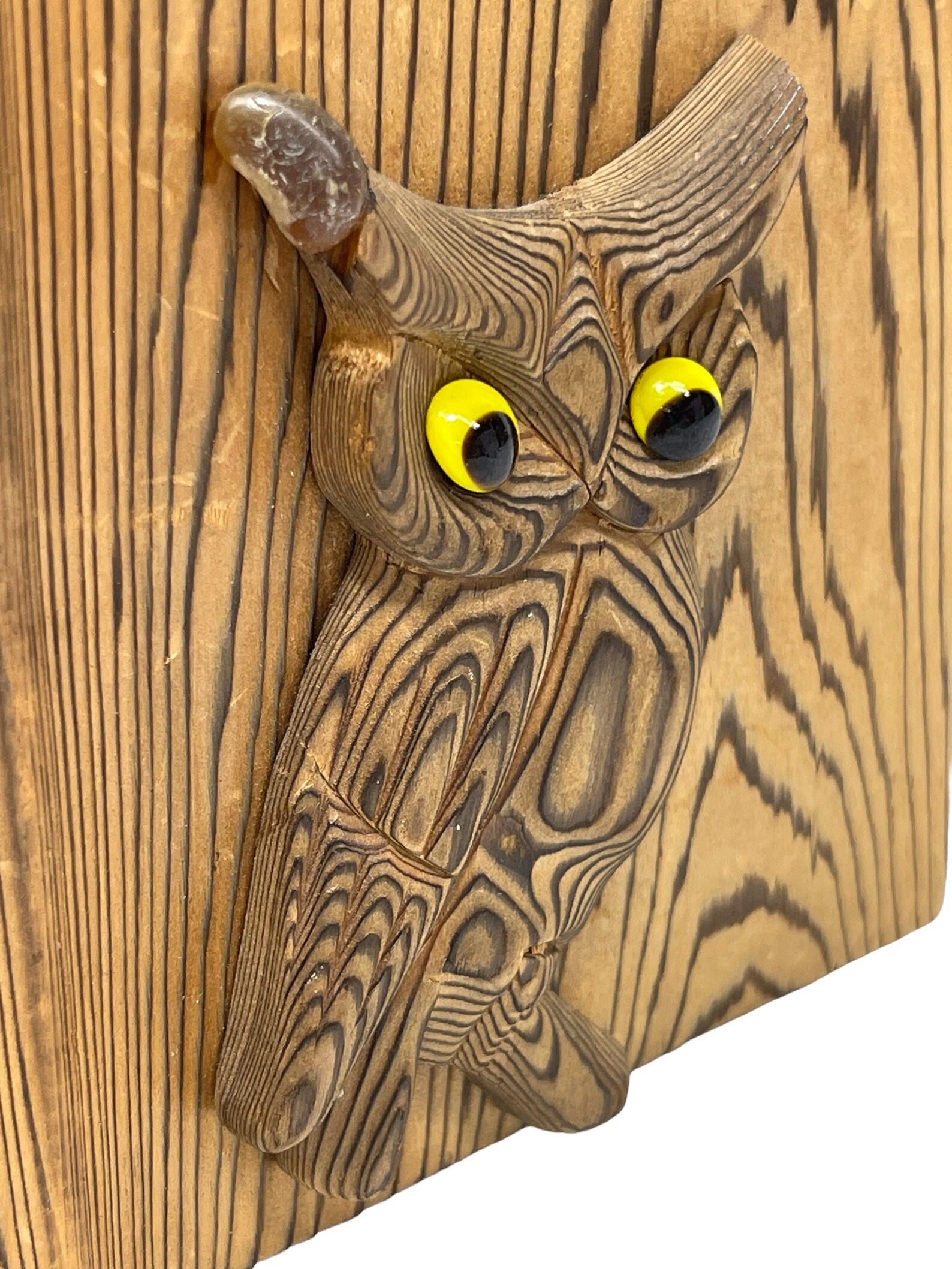 Vintage Owl Bookends Wood Bookends Wooden Owl Bookends Etsy