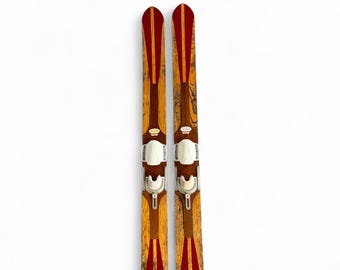 Vintage Aqua Glide Water Skis – 1950s Nautical Wall Decor