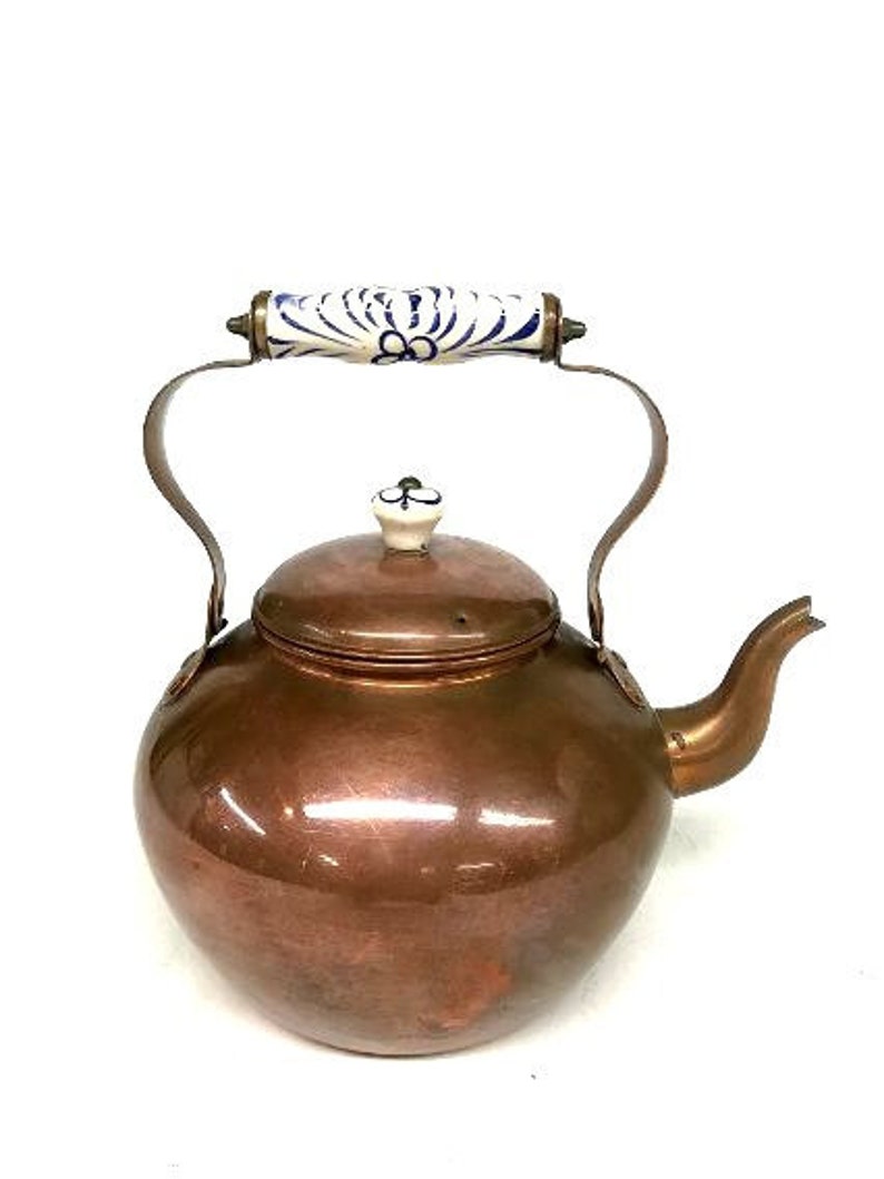Vintage Solid Copper Tea Kettle ODI Copper Tea Kettle Copper Etsy