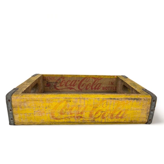 Vintage Coca Cola Wooden Crate – Rustic Home Bar Decor - Etsy