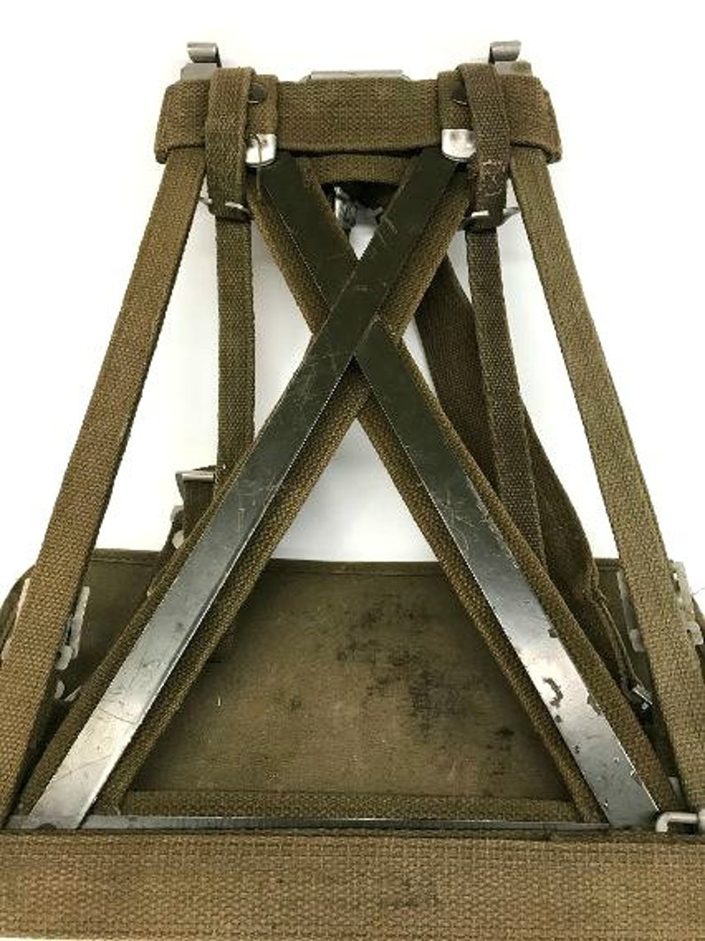 Vintage Military Backpack Frame German Army War Memorabilia Etsy