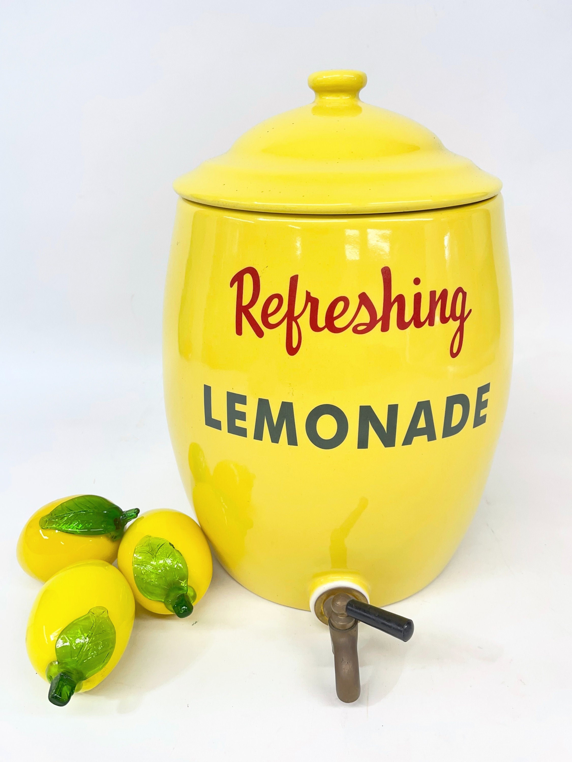 Vintage Lemonade Jug Ceramic Jug Ceramic Lemonade Jug With Etsy