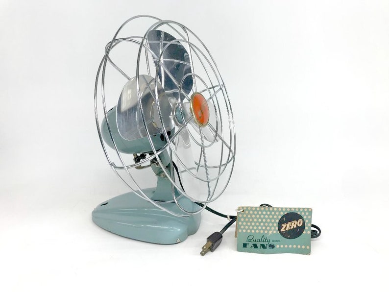 Antique Desk Fan Zero Fan Industrial Desk Fan Vintage Zero Etsy