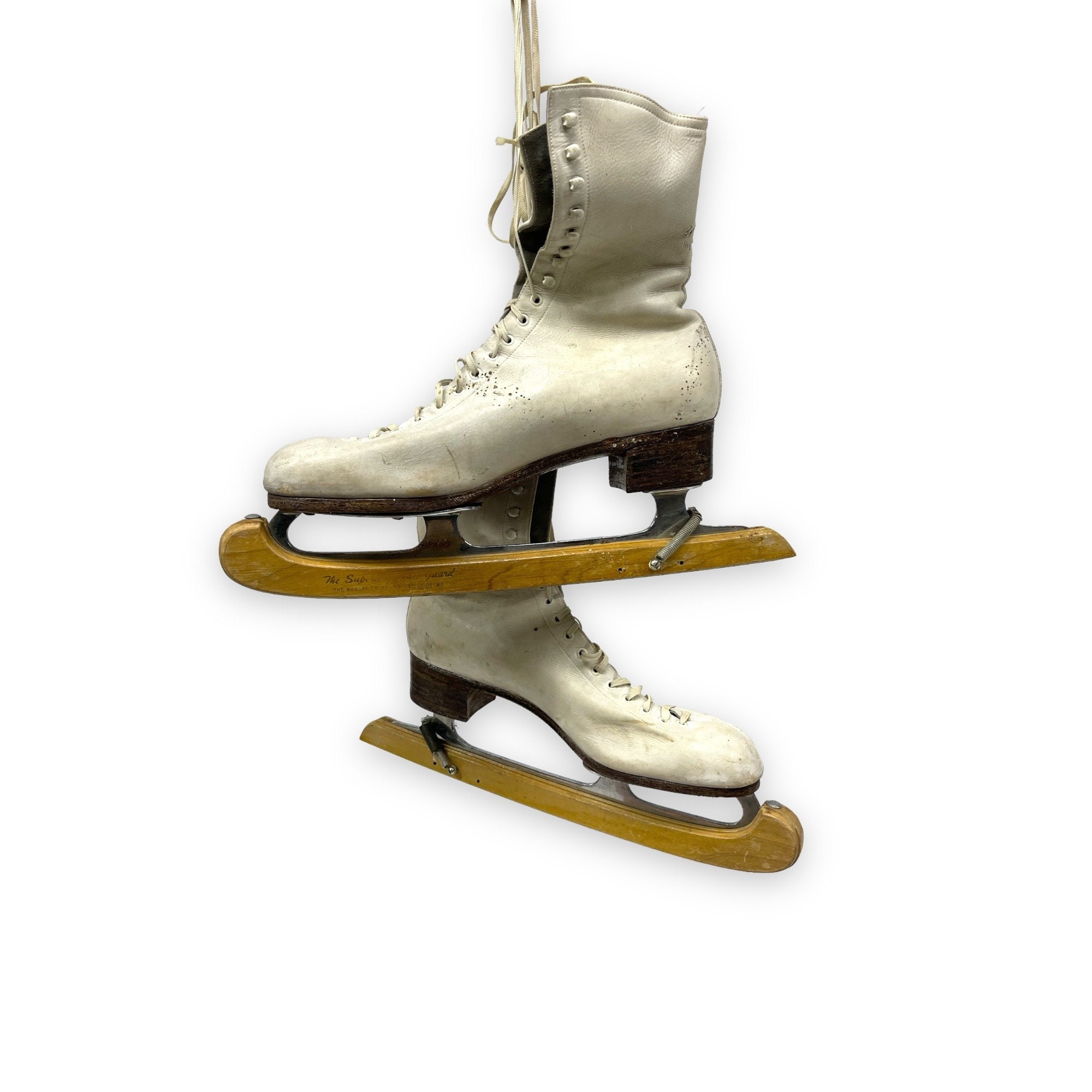 Lot de 2 patins à glace décoratifs Thibaud